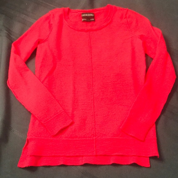 Cynthia Rowley Sweaters - EUC Cynthia Rowley Merino Wool Red Sweater A5